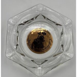 1969 San Diego 200th Anniversary Glass Ashtray